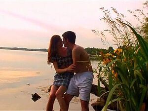 Agreeable teen sucking