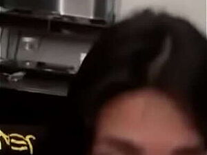 She got caught sucking dick