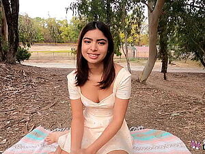 Real Teens - Cute 19 Year Old Latina Shoots Her First Porn