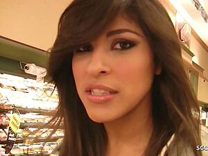 Extrem Hairy Pussy Latina Teen Talk to Fuck at Pick Up Casting