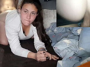 bien puta para mi padrastro para que me coja toda y me tire toda su rica calentita leche en mi cara de puta le quise entregar el culito pero dolio mucho y casi lloro